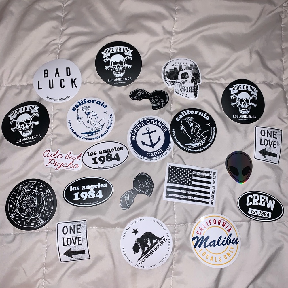 Brandy Melville sticker bundle